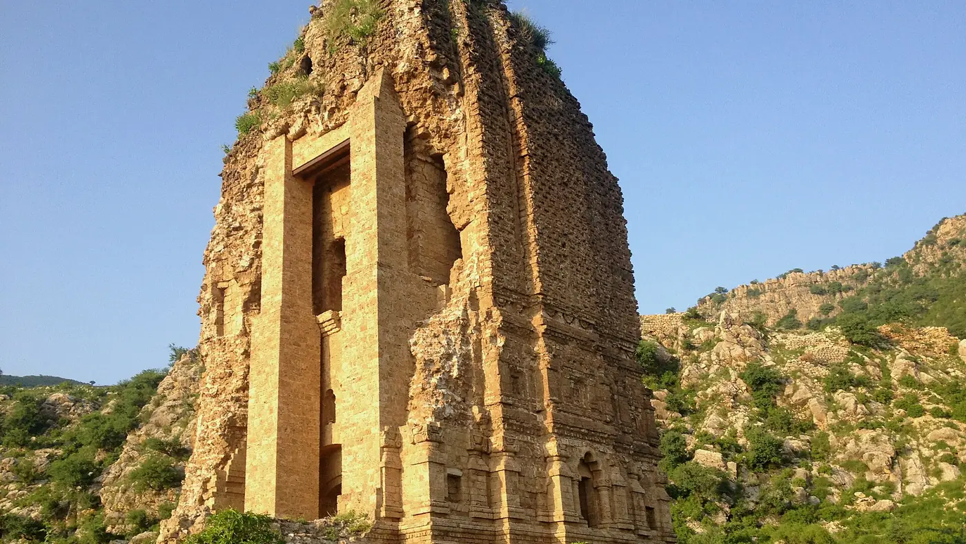 Temples of Amb at Amb Sharif District Khushab Pakistan - SW face