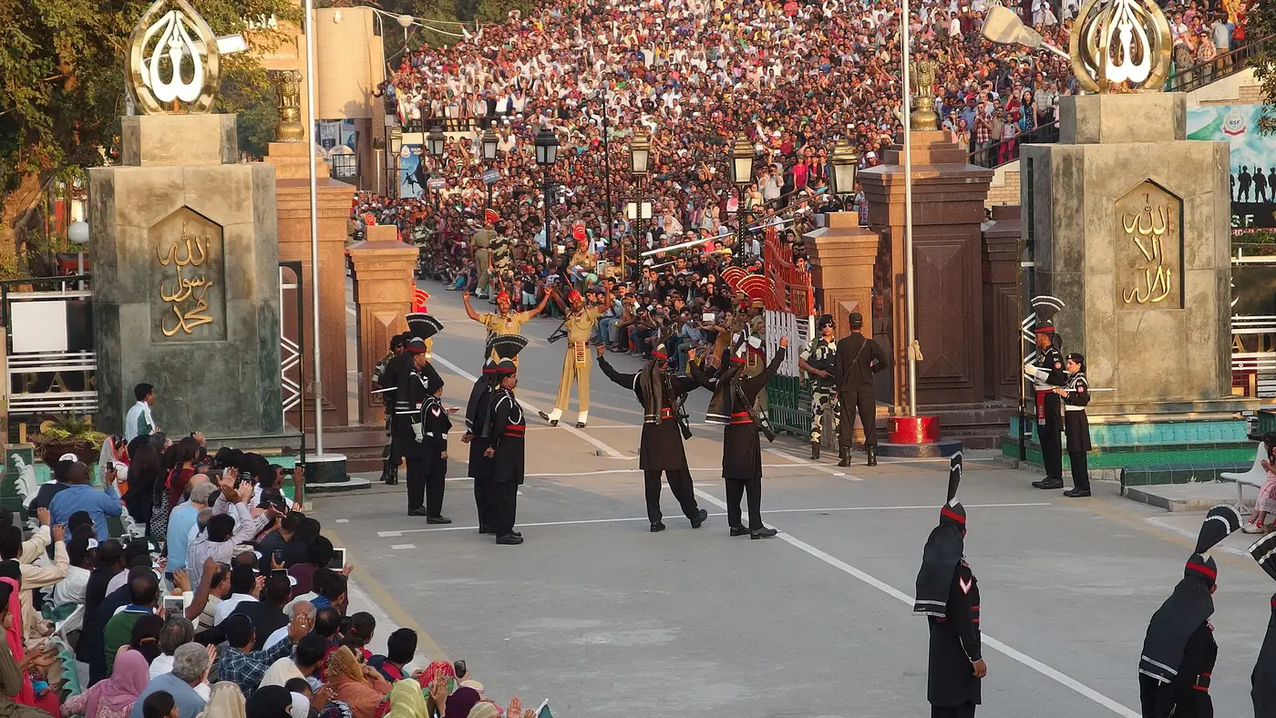 Wagah border ceremony
