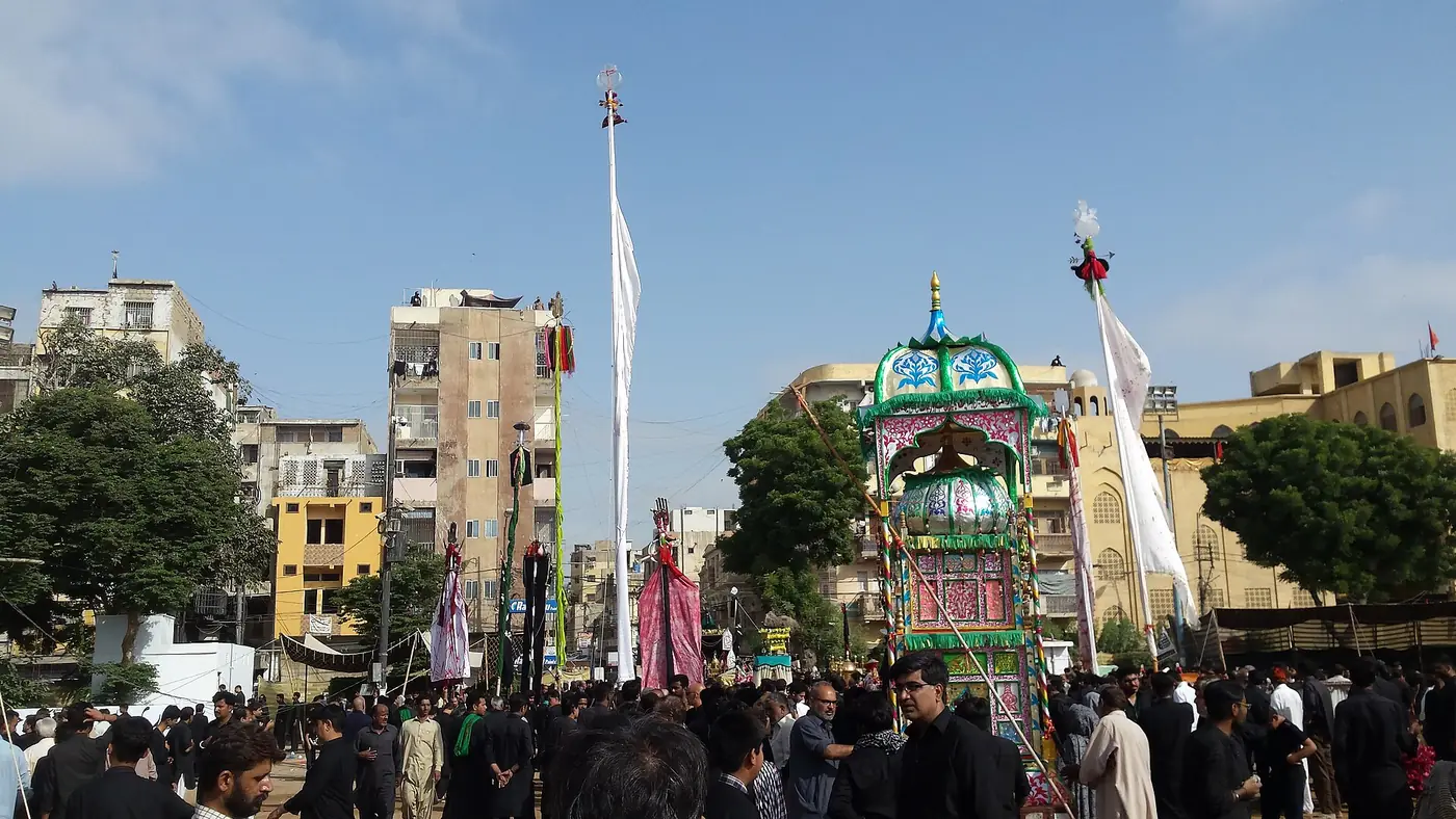 10 Muharram Juloos at Naster Park Karachi Pakistan, Chehlum