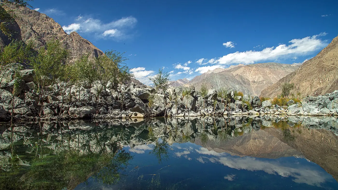 Kharfaque Lake, Ghanche Lake