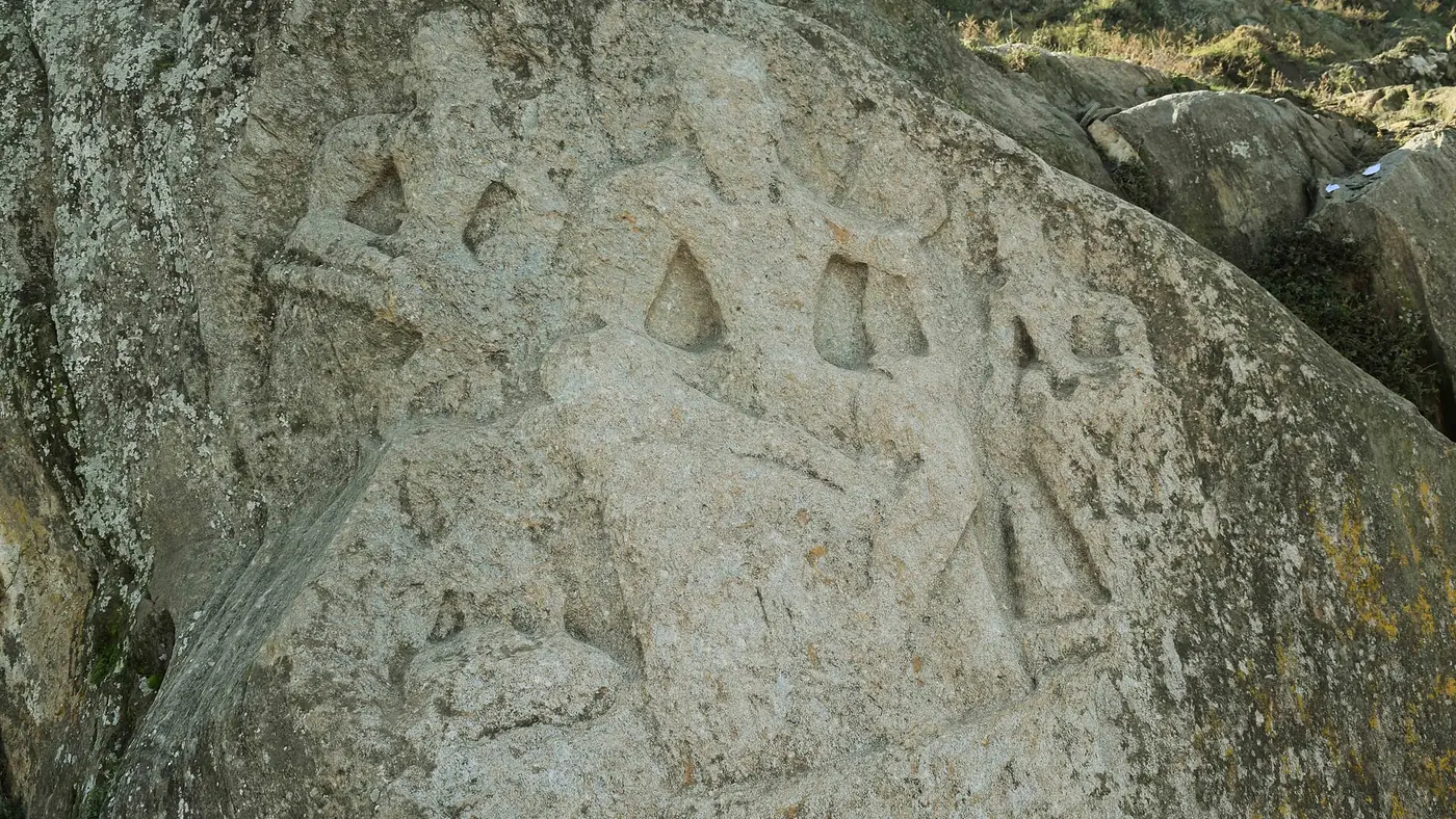 Rock carvings - Gogdara