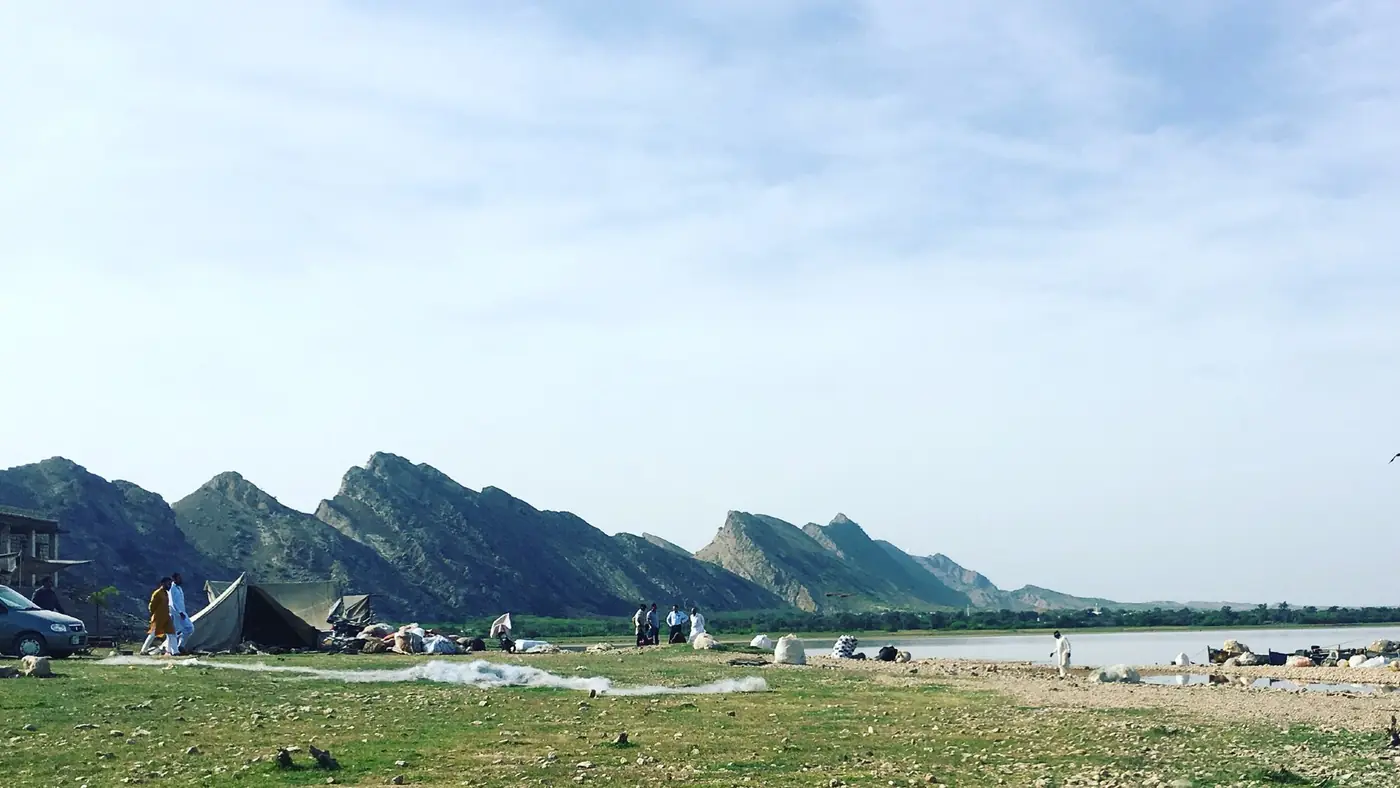 Namal lake and beautiful view of Mountains I Mianwali, Pakistan