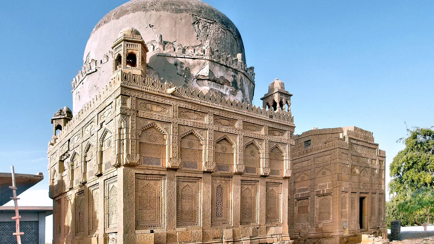 Tomb of Mir Tharo Talpur — the ruler of Mirpur Khas — in Chitorri Graveyard