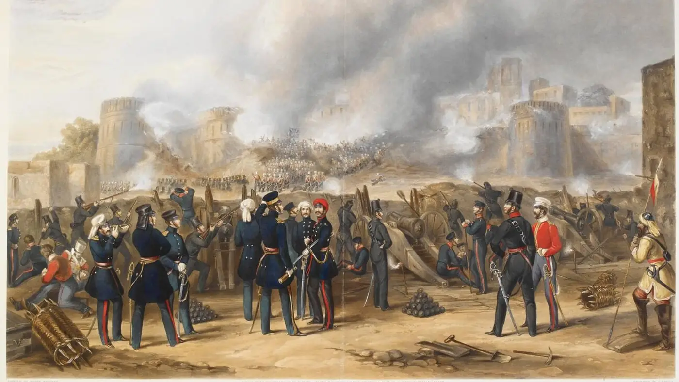 The Storming of Mooltan, 2nd Jan, Multan Fort