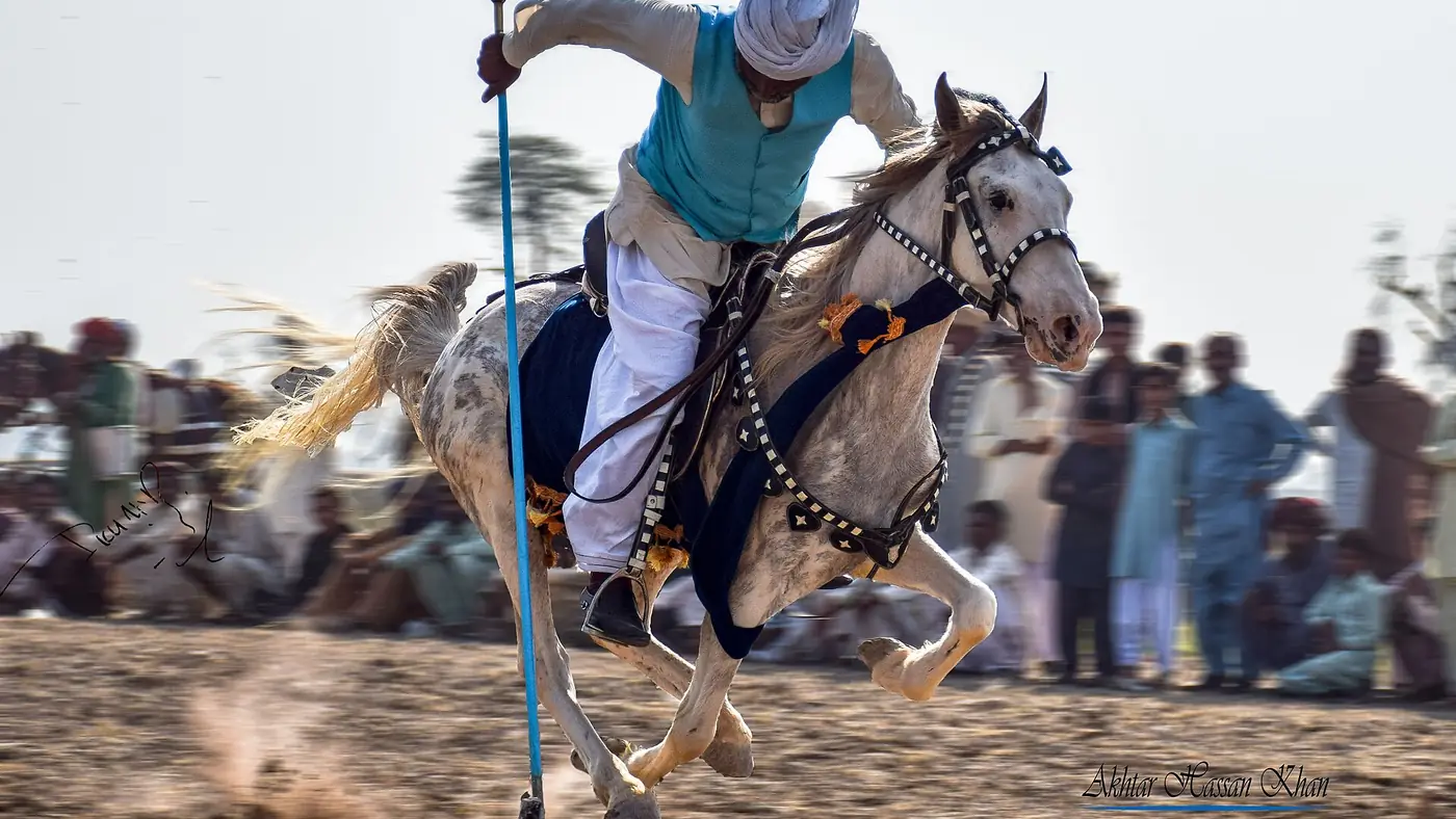 Tent pegging Pak, Neza Bazi