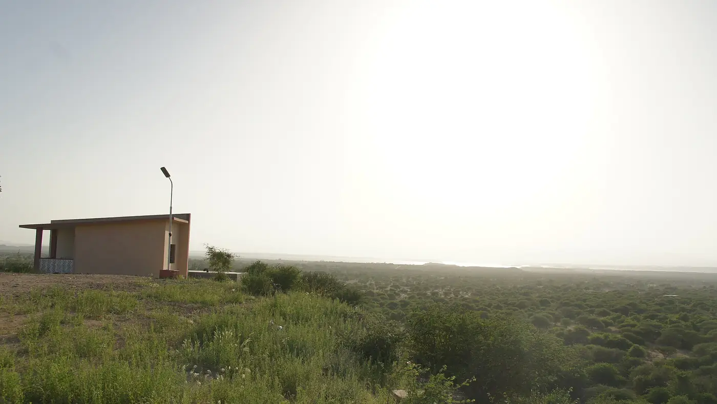 Beautiful Sunrise in Sindh Wildlife Khaar Cener