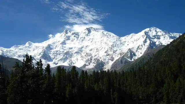 Naanga Parbat from Fairy Meadows