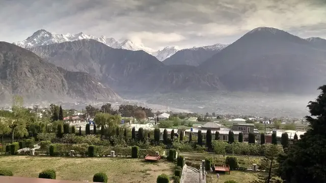 Gilgit City a View from Gilgit serena hotel