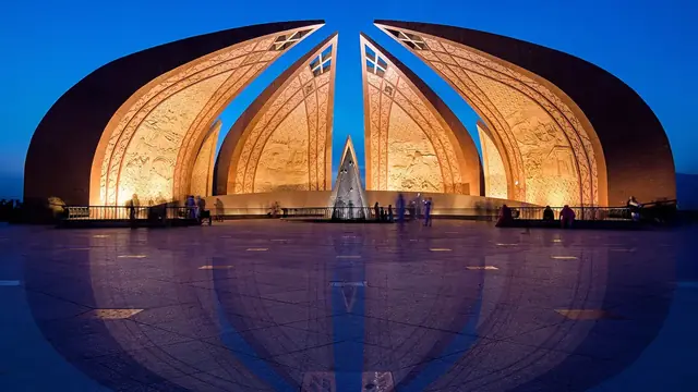 Blue Hour at Pakistan Monument, Islamabad