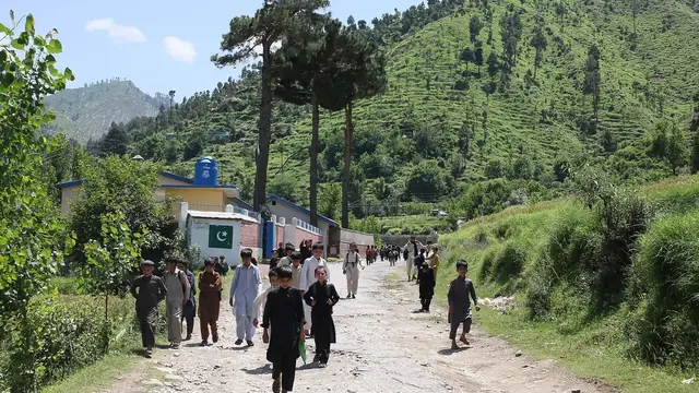 A marghazar village in background, Marghuzar