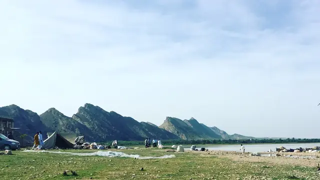 Namal lake and beautiful view of Mountains I Mianwali, Pakistan
