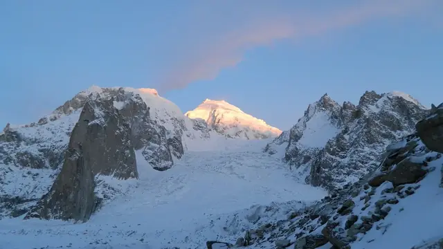 Sunset on Saltoro Kangri