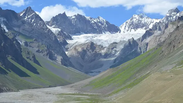 Thally broq Glacier, Thalle