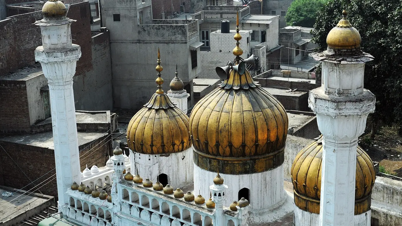 Sunehri masjid top view