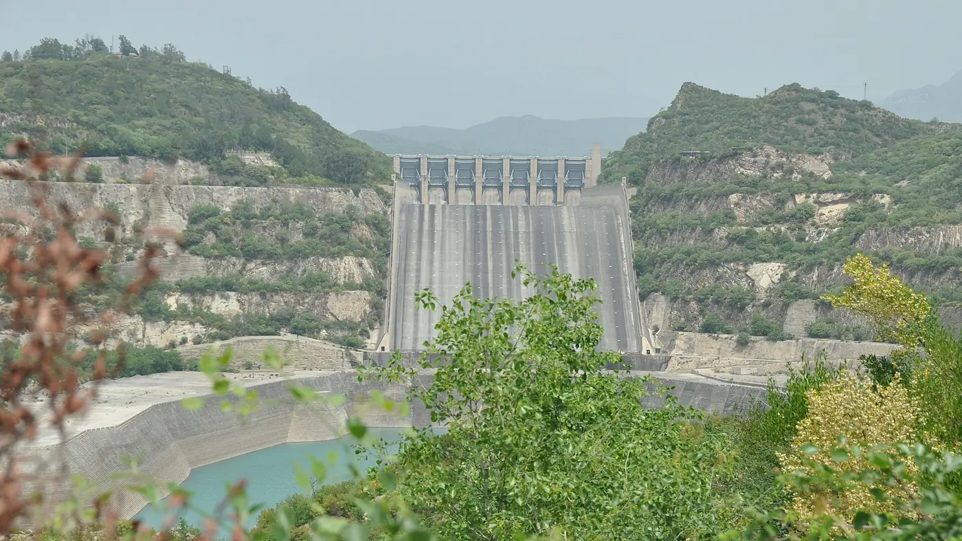 Tarbela Dam spillway
