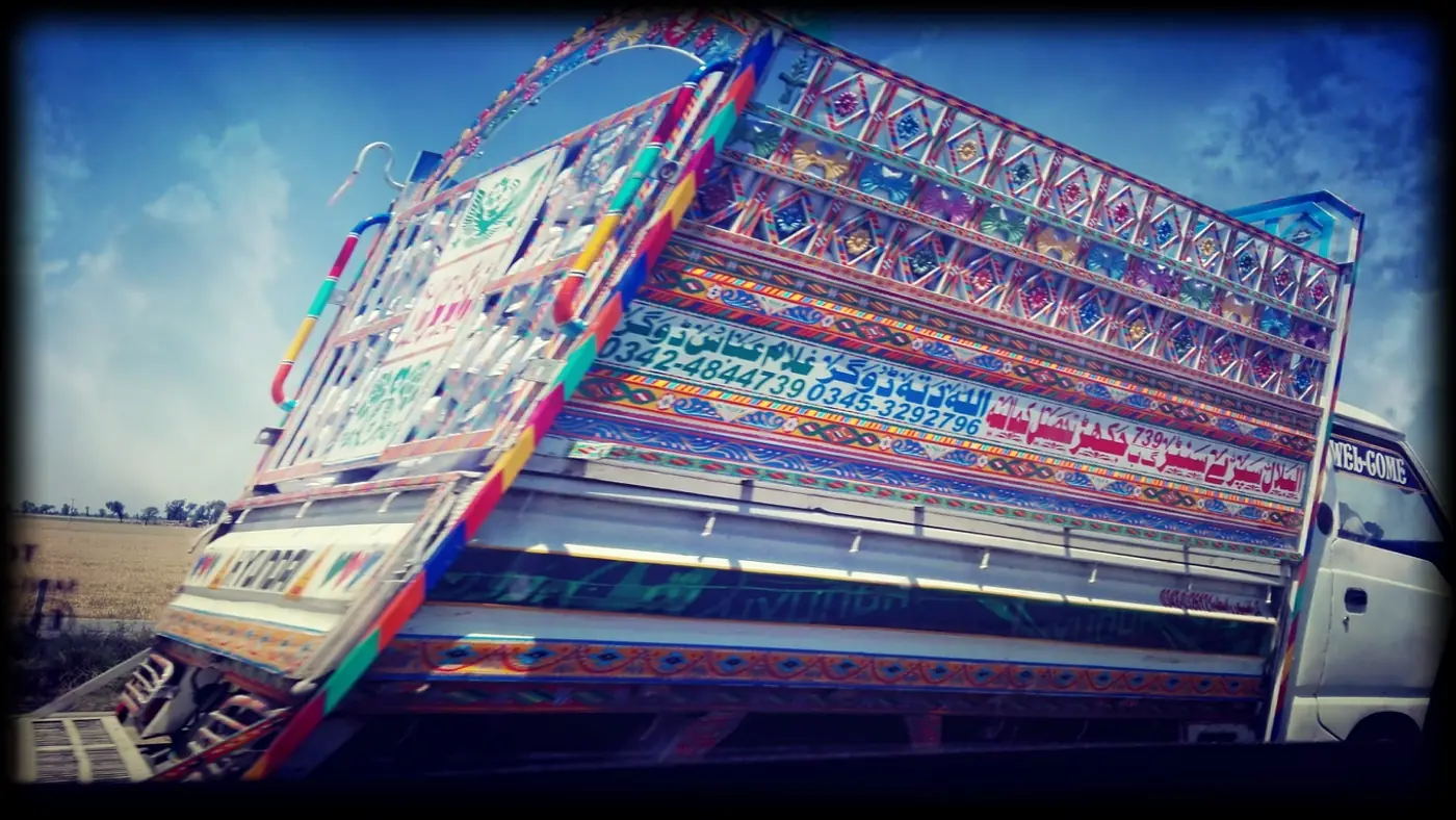 Truck art in Pakistan